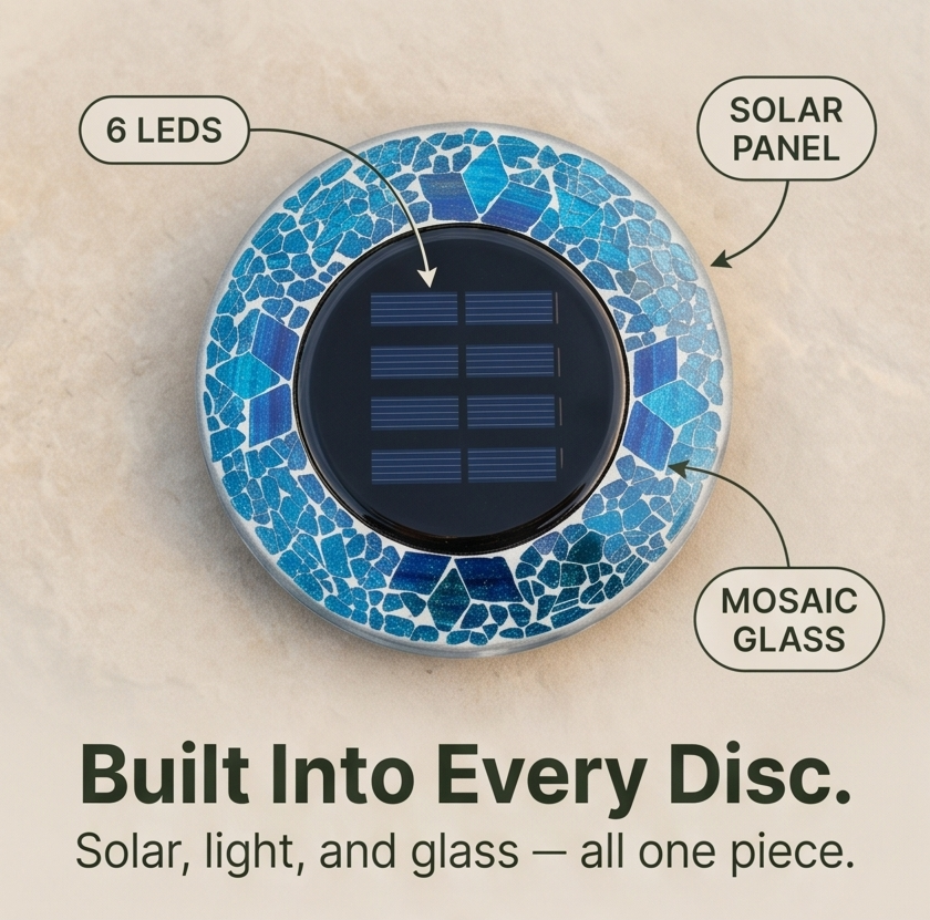 Glowmara – Decorative Mosaic Solar Path Lights