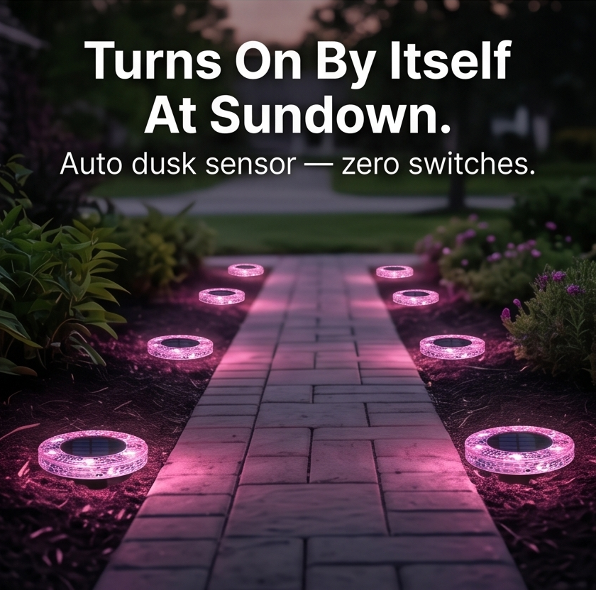 Glowmara – Decorative Mosaic Solar Path Lights