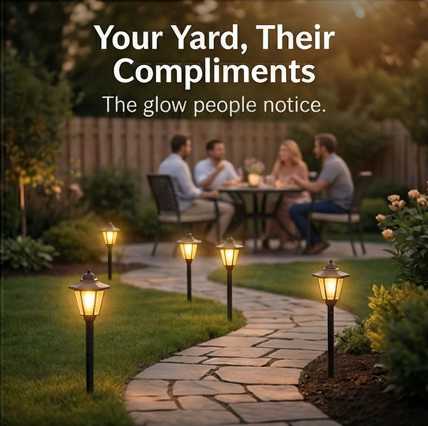 Lumivera – Vintage Hexagonal Solar Garden Light