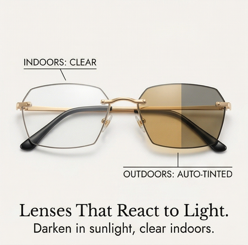 Lumivue – 2 in 1 Photochromic Reading Glasses