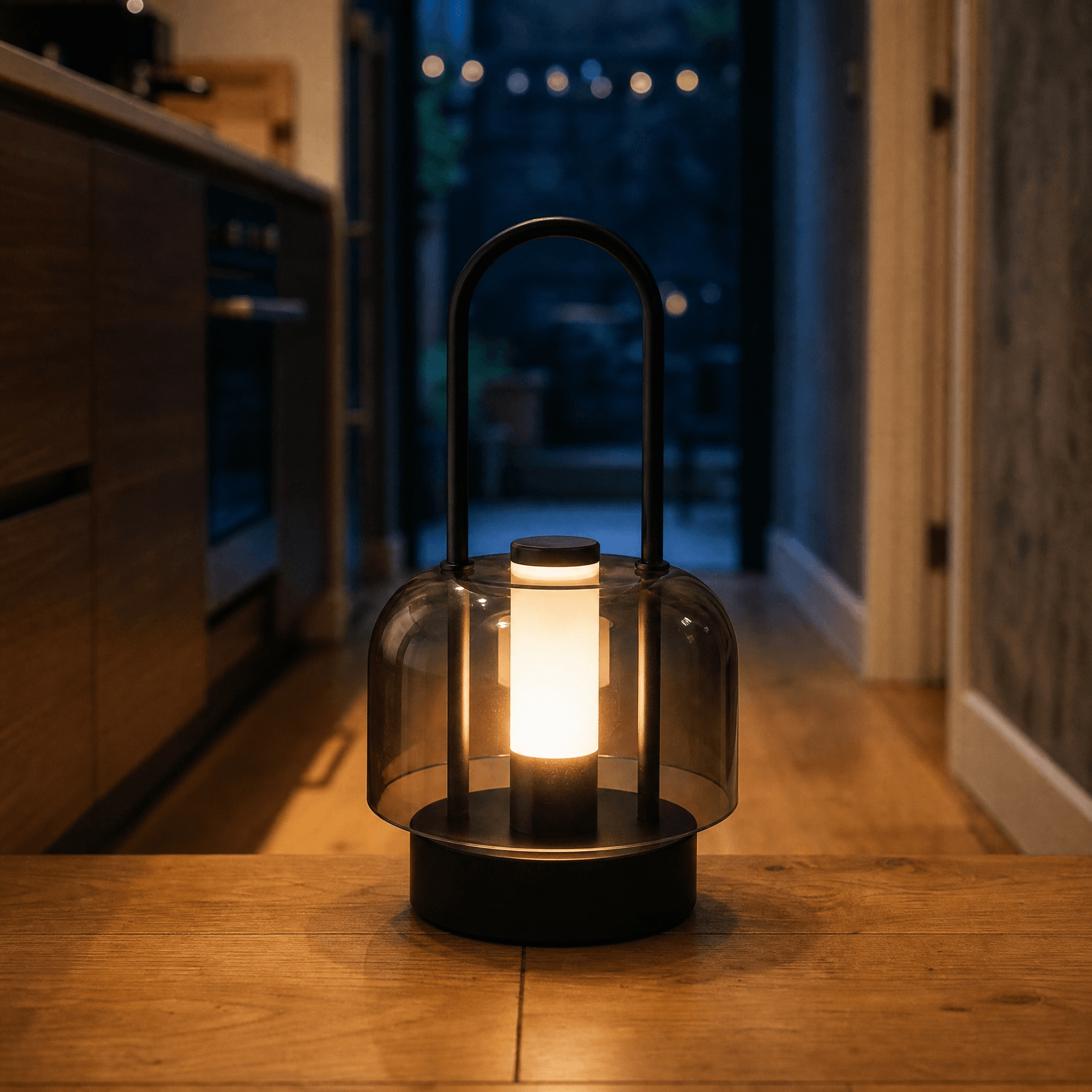 Lumora – Rechargeable Smoked LED Lantern