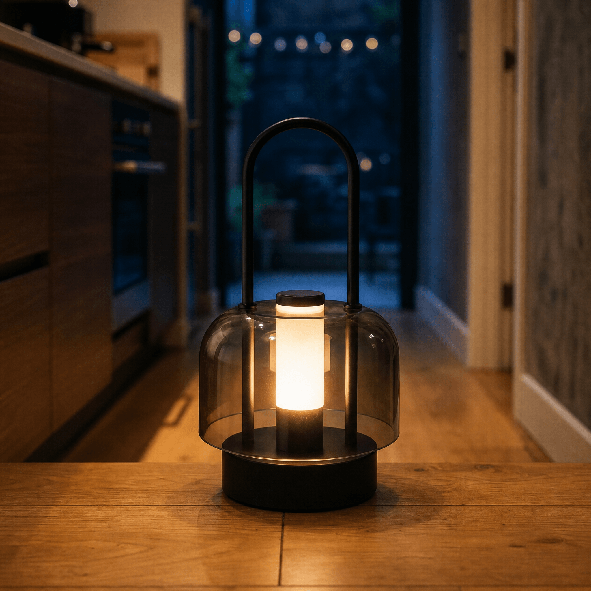 Lumora – Rechargeable Smoked LED Lantern