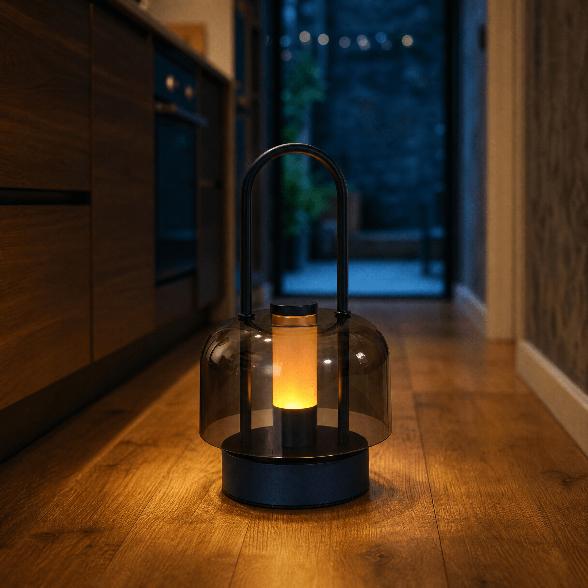 Lumora – Rechargeable Smoked LED Lantern