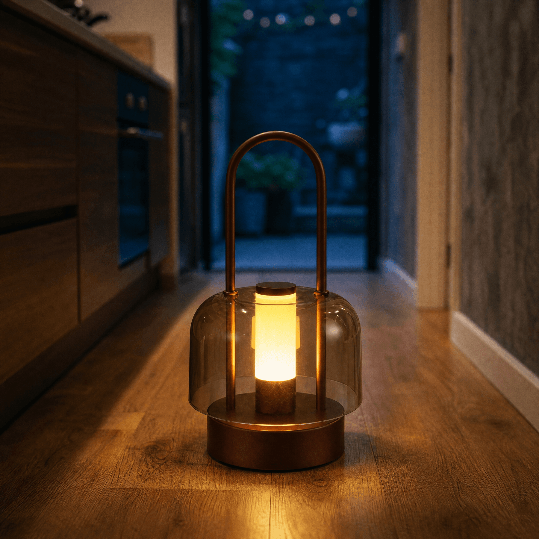 Lumora – Rechargeable Smoked LED Lantern