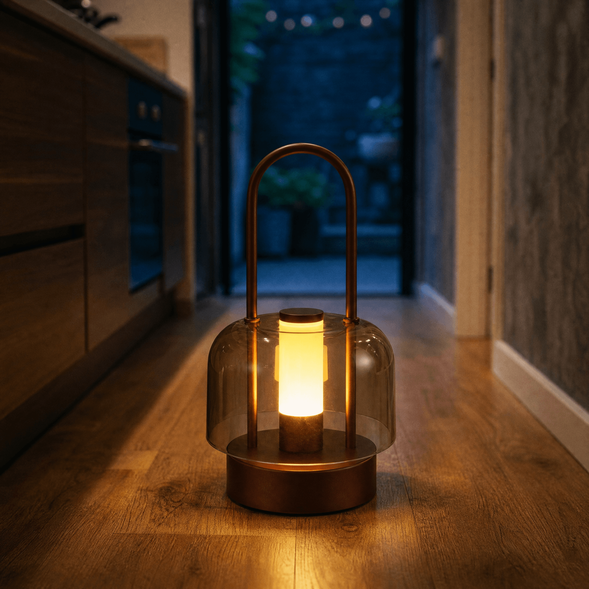 Lumora – Rechargeable Smoked LED Lantern
