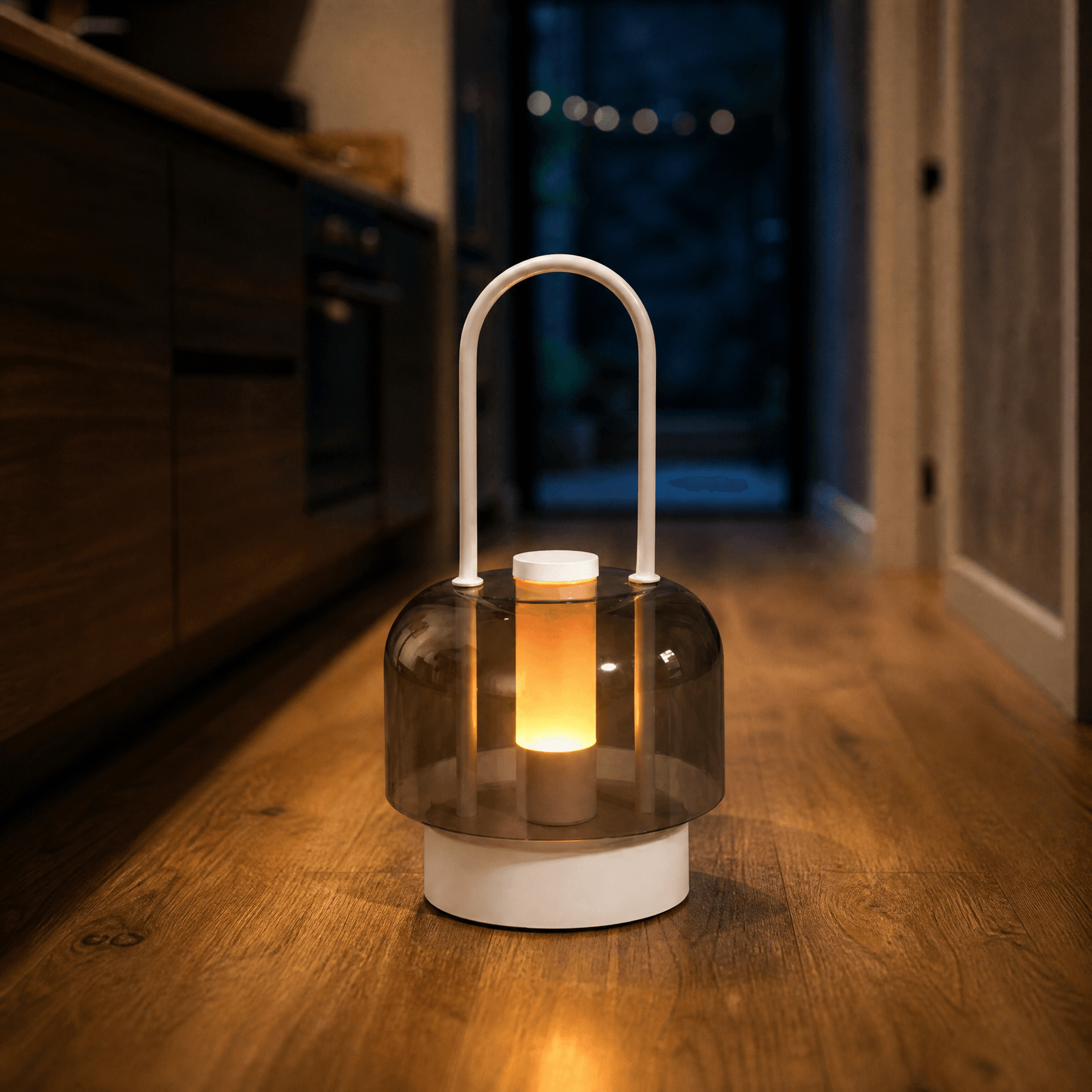 Lumora – Rechargeable Smoked LED Lantern