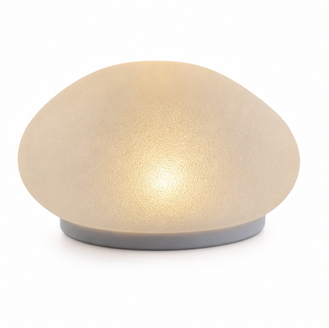 Lumora – Solar Garden Stone Light, Warm Glow, Weatherproof Outdoor Decor