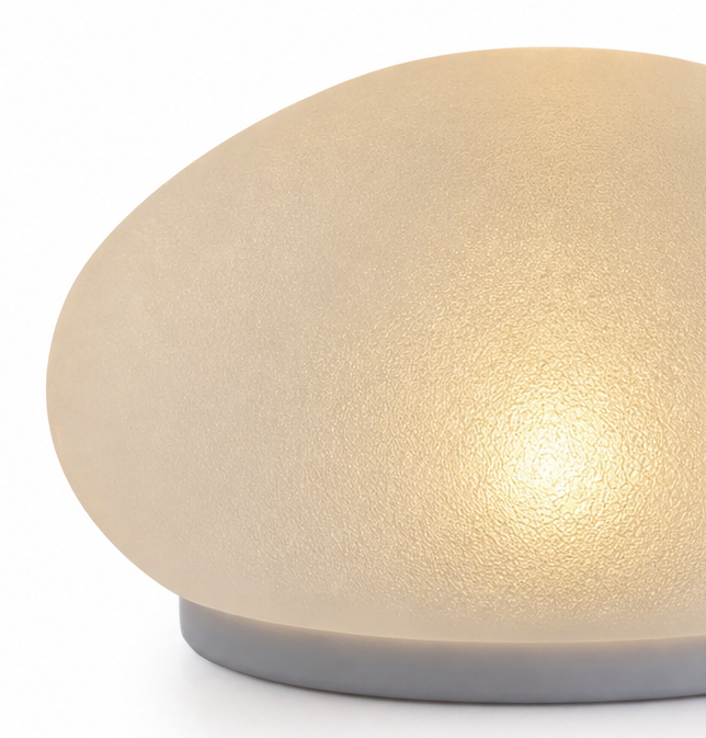 Lumora – Solar Garden Stone Light, Warm Glow, Weatherproof Outdoor Decor