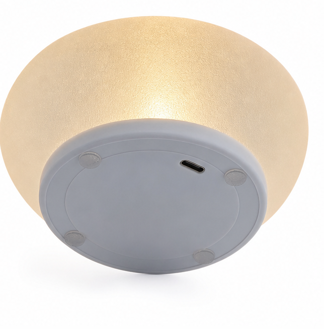 Lumora – Solar Garden Stone Light, Warm Glow, Weatherproof Outdoor Decor