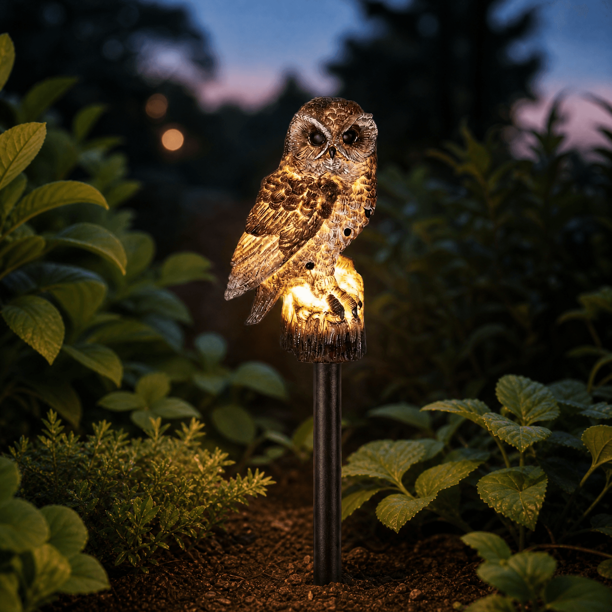 Lumora – Solar Owl Garden Light
