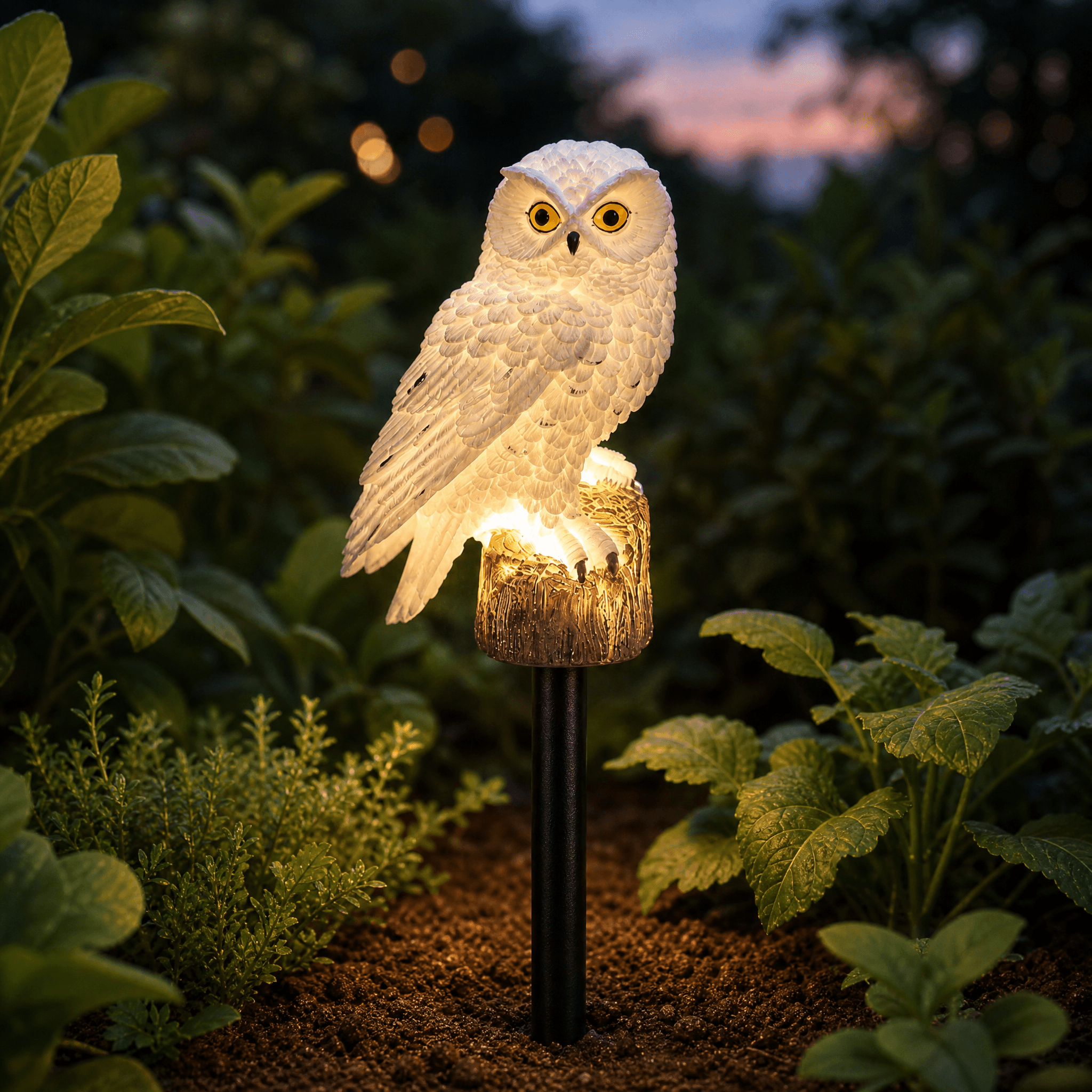 Lumora – Solar Owl Garden Light