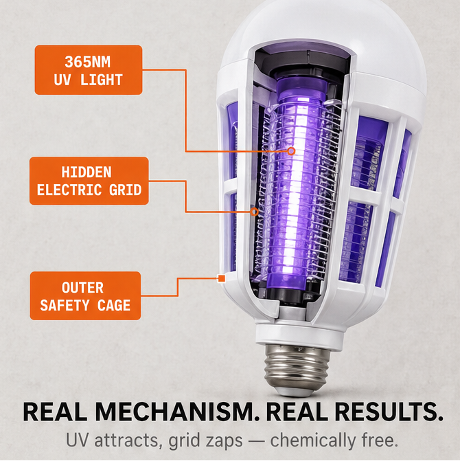 Lumora – UV Mosquito Killer Bulb (2-Pack)