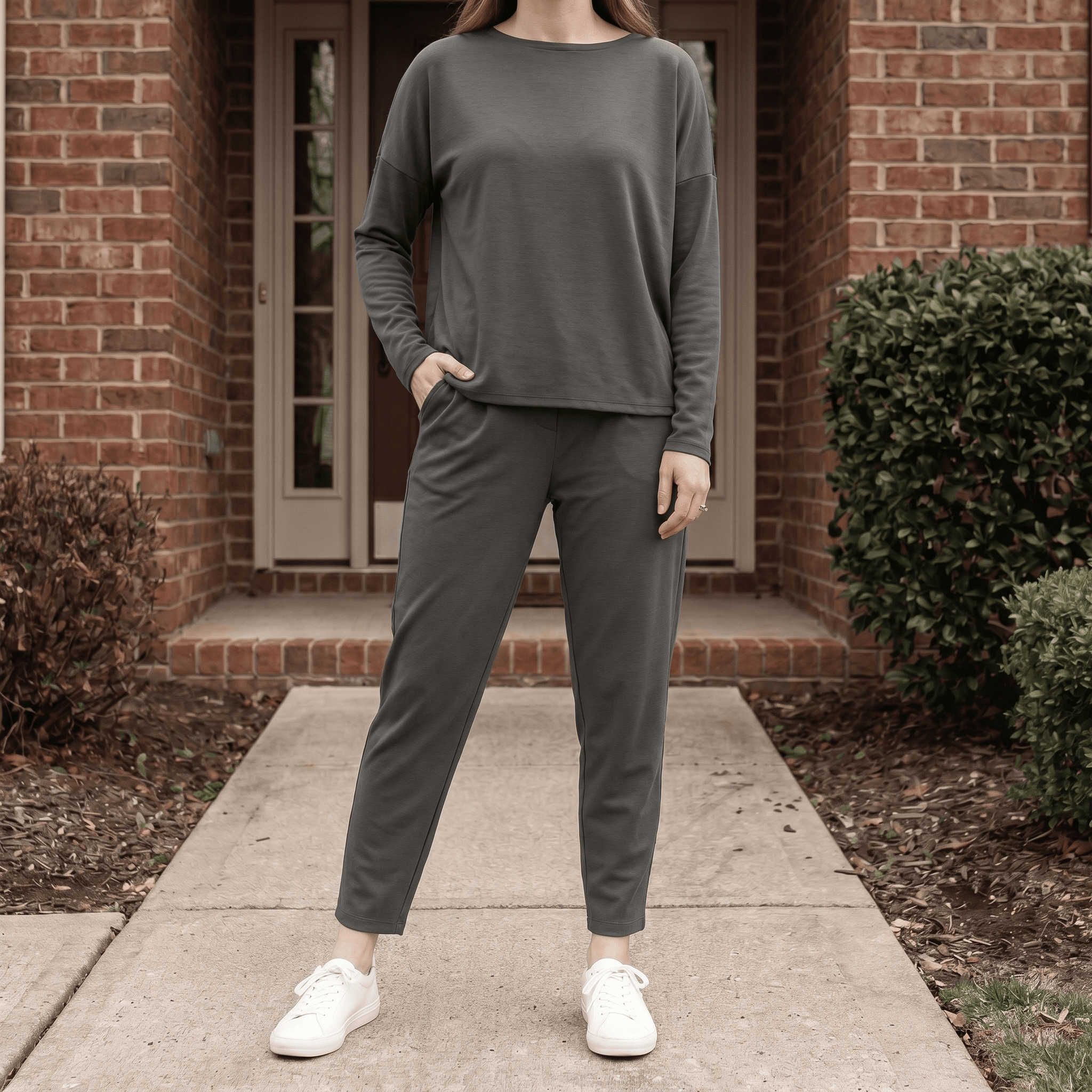 Lunaire – Women's Cotton Two Piece Lounge Set