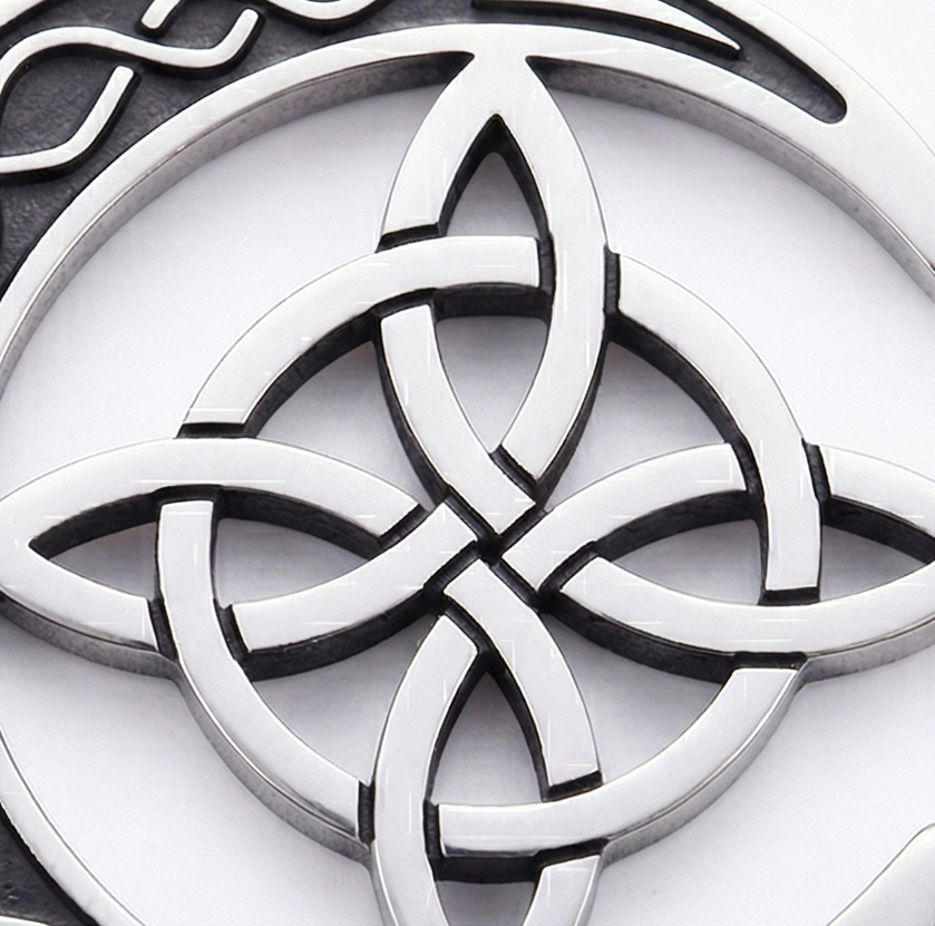 Lunara – Celtic Moon and Knot Pendant