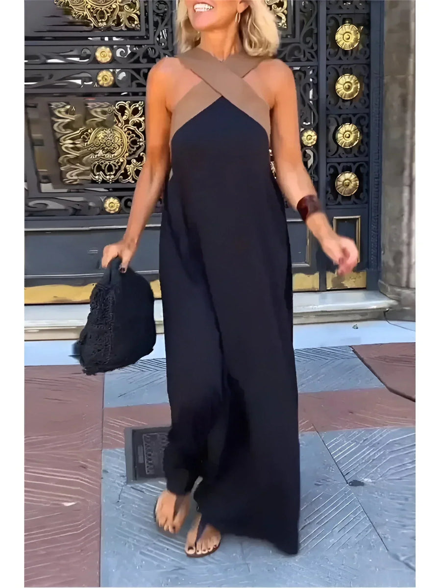 Quirine™ | Wrap-Front Maxi Dress