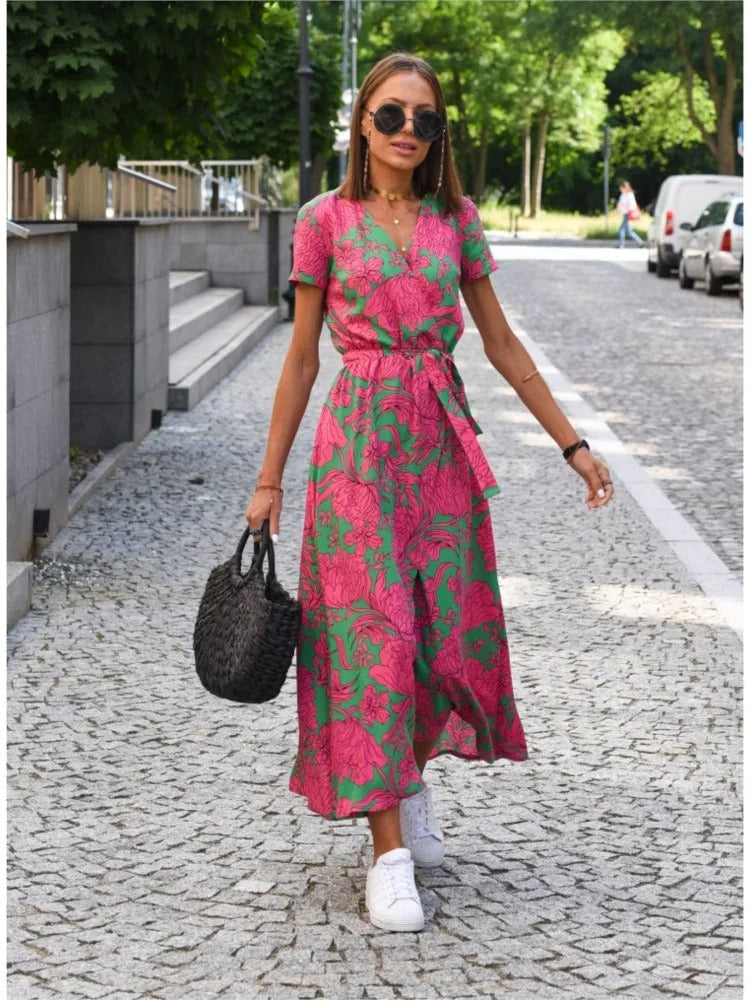 Clove – Print Long Dress