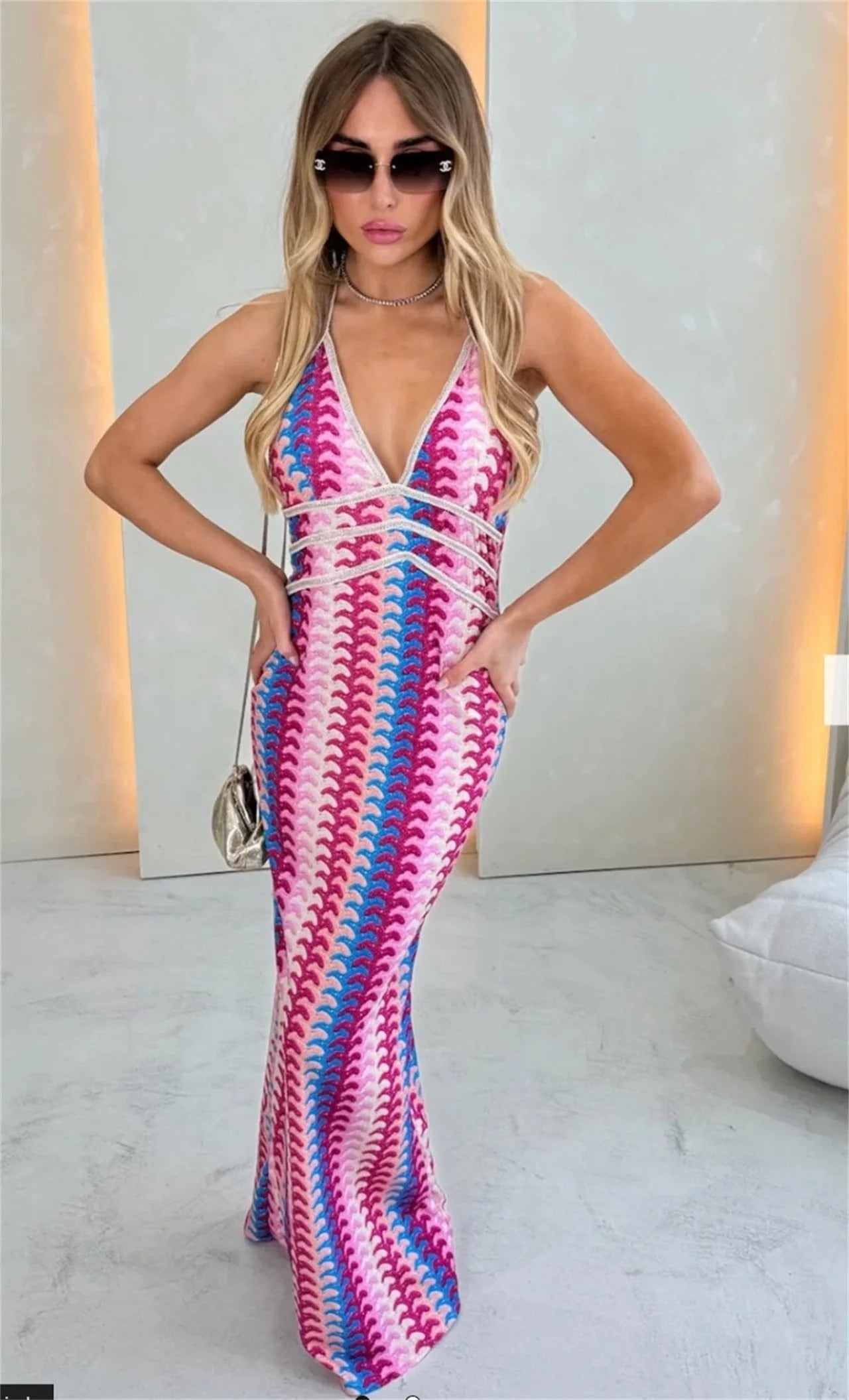 ARLETTE – BOHO CROCHET BEACH TUNIC DRESS