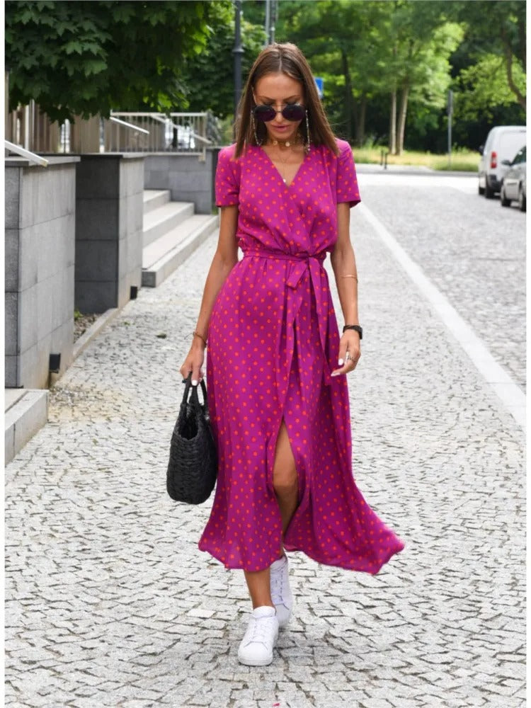 Clove – Print Long Dress