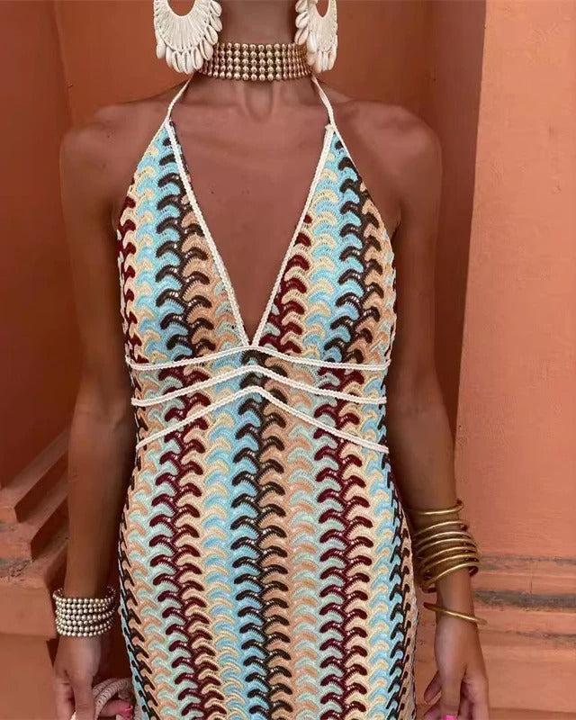 Bonnie | Women’s Boho Wedding Guest Beach Maxi Dress