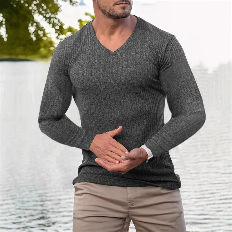 ETHAN – MODERN FIT RIBBED SWEATER