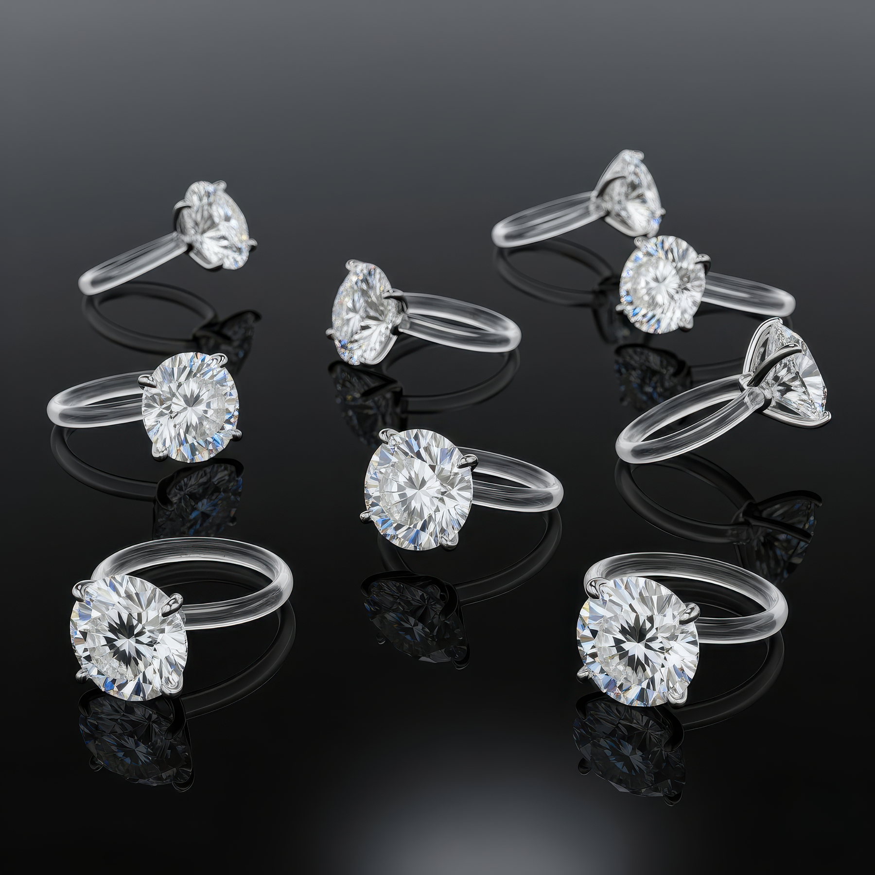 Elaria - Invisible Floating Thread Ring
