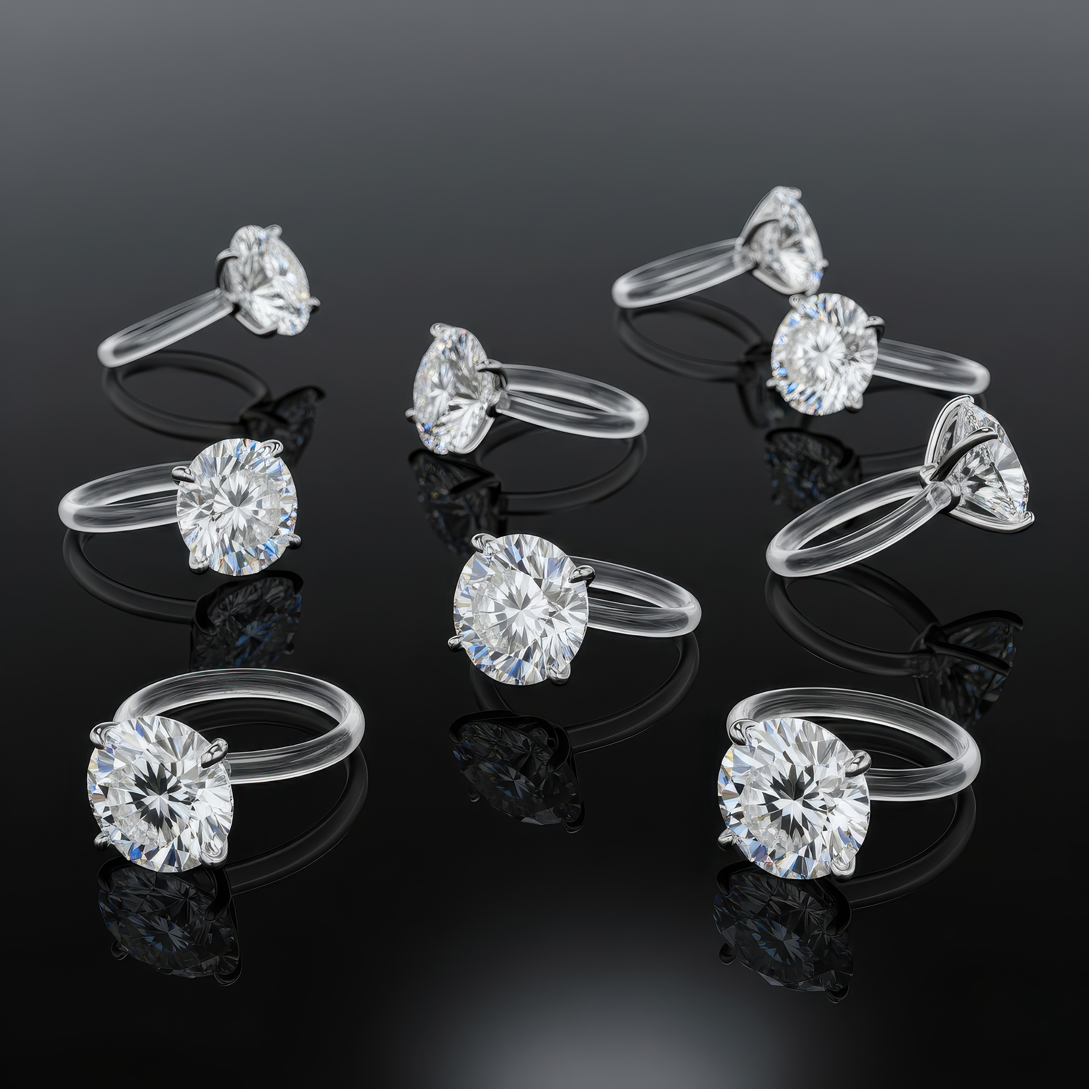 Elaria - Invisible Floating Thread Ring