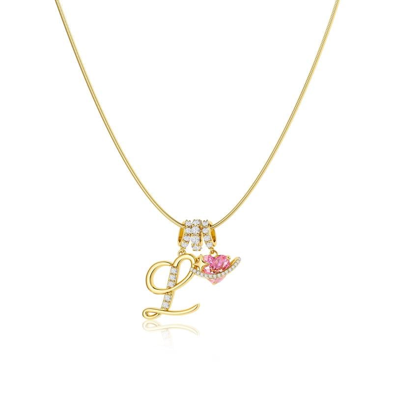 Levara – Personalized Initial Heart Necklace