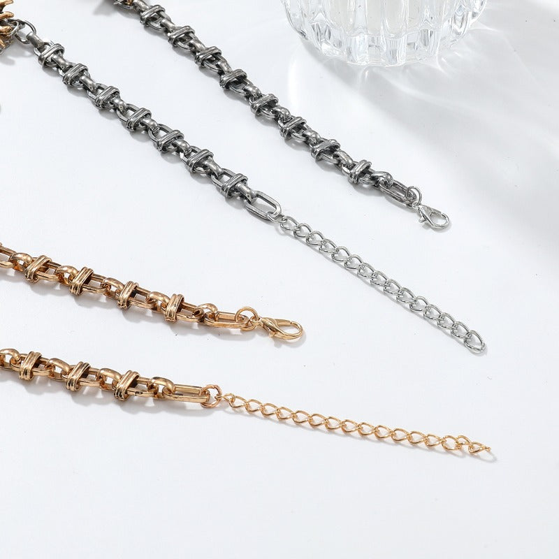 Celestra - Cascading Sun Moon & Star Fringe Necklace