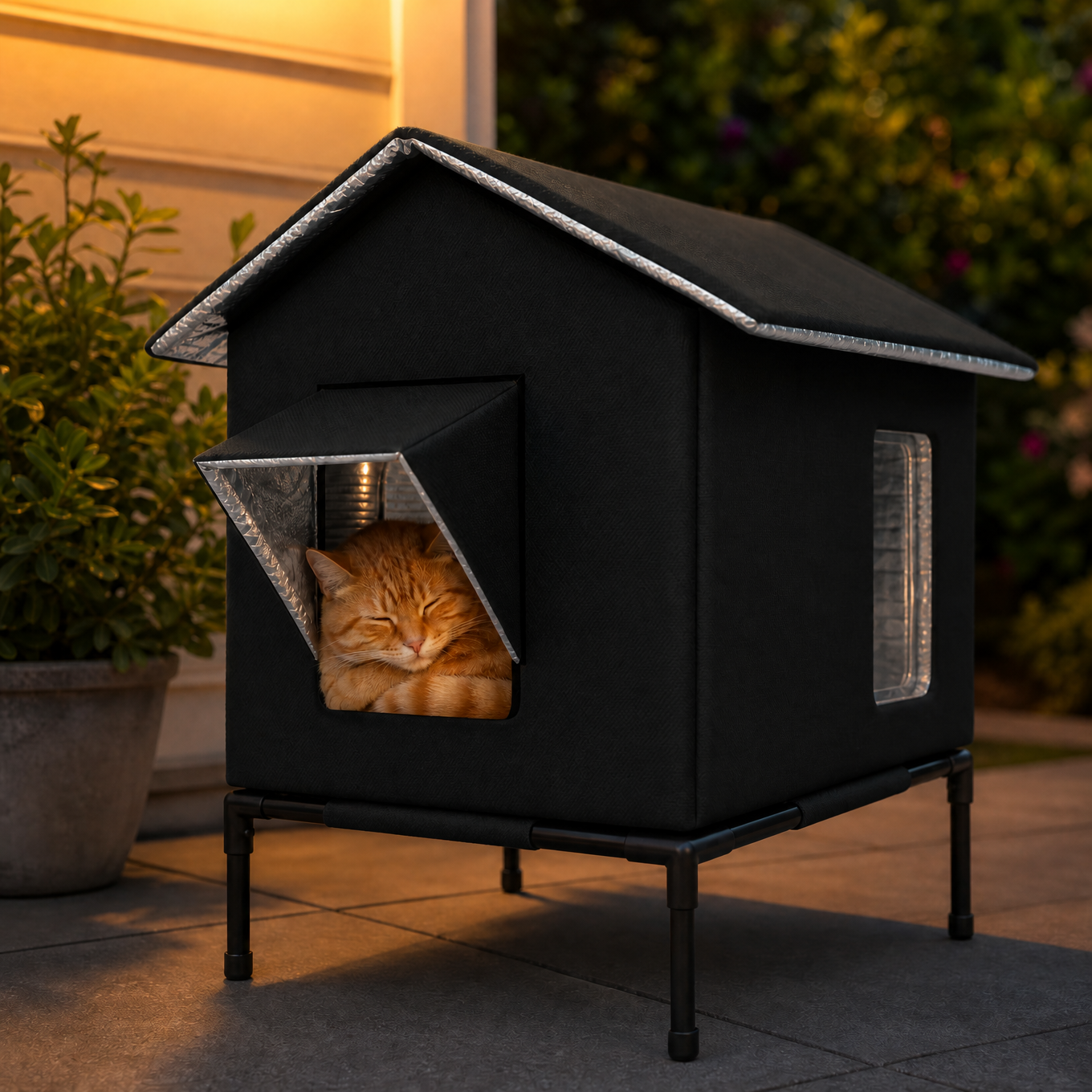 CatHaven – Waterproof Cat House with Thermal Lining