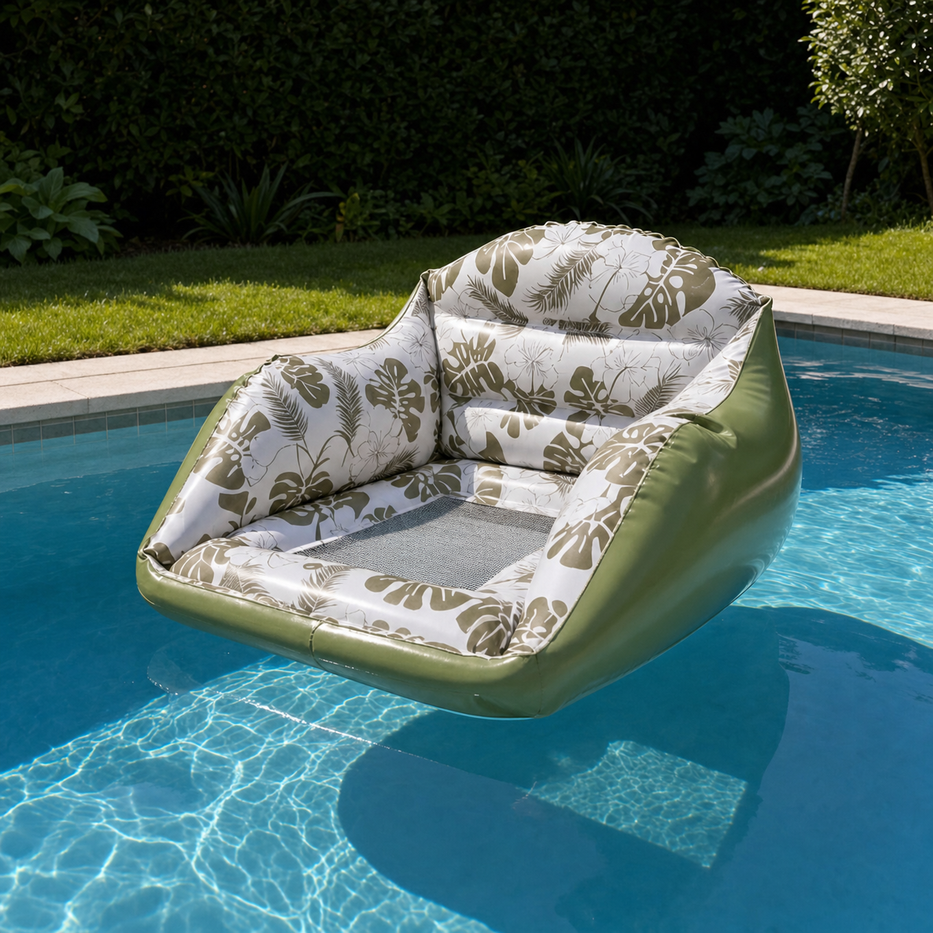 Lounara – U Shaped Inflatable Pool Float Chair with Cooling Mesh Seat