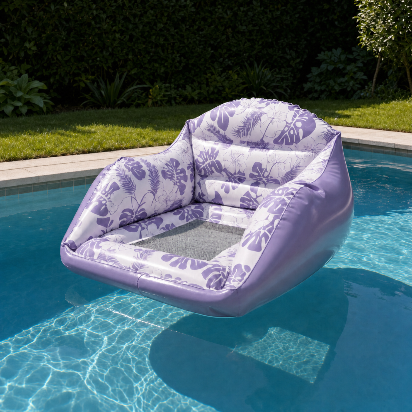 Lounara – U Shaped Inflatable Pool Float Chair with Cooling Mesh Seat