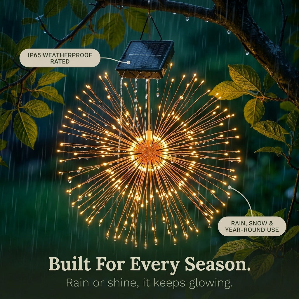 Lumora – Bendable Solar Firework Garden Lights (3 Pack)