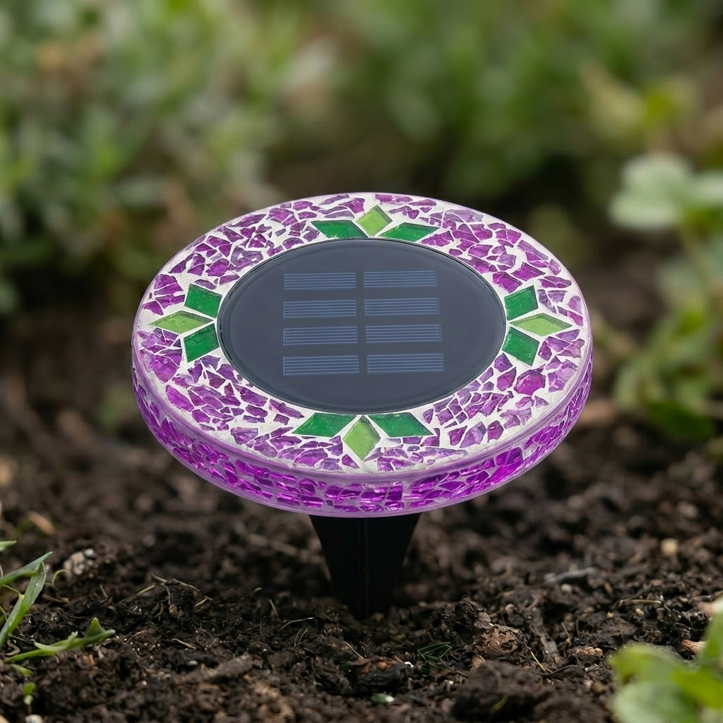Glowmara – Decorative Mosaic Solar Path Lights