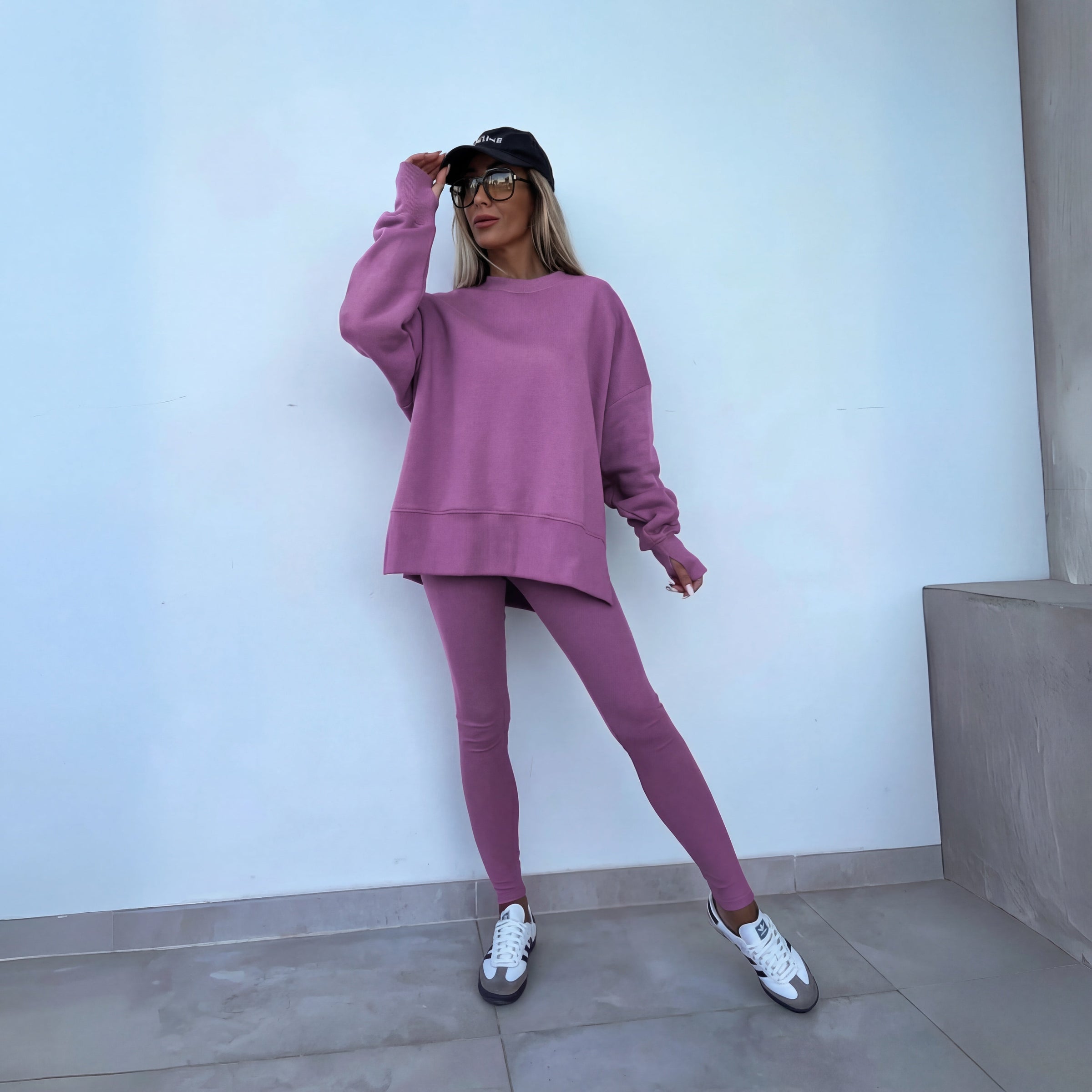 Yachi™ | Casual Long Sleeve Sweatshirt & Pants Set