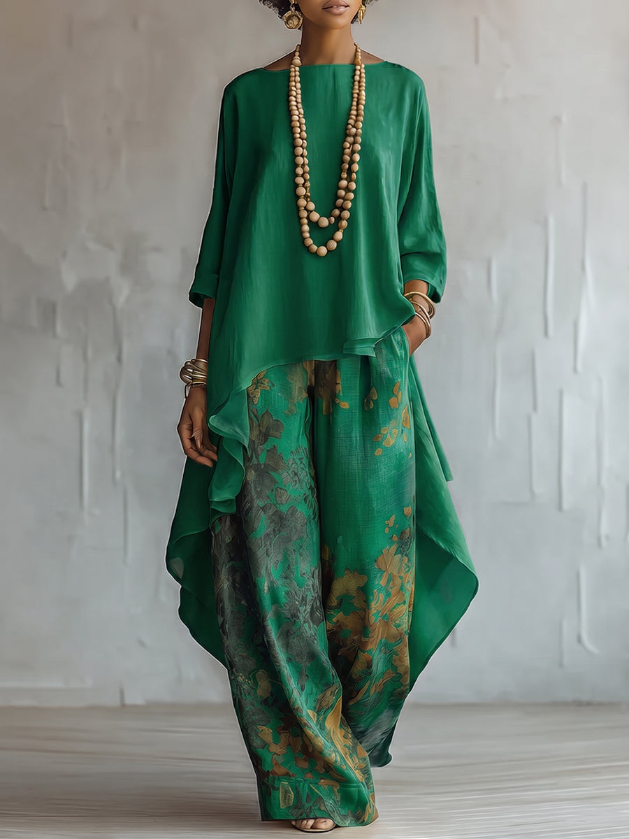 Guilia | Elegant Artistic Floral Print Set