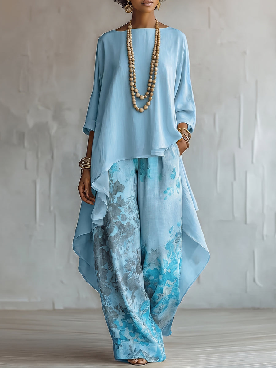 Guilia | Elegant Artistic Floral Print Set