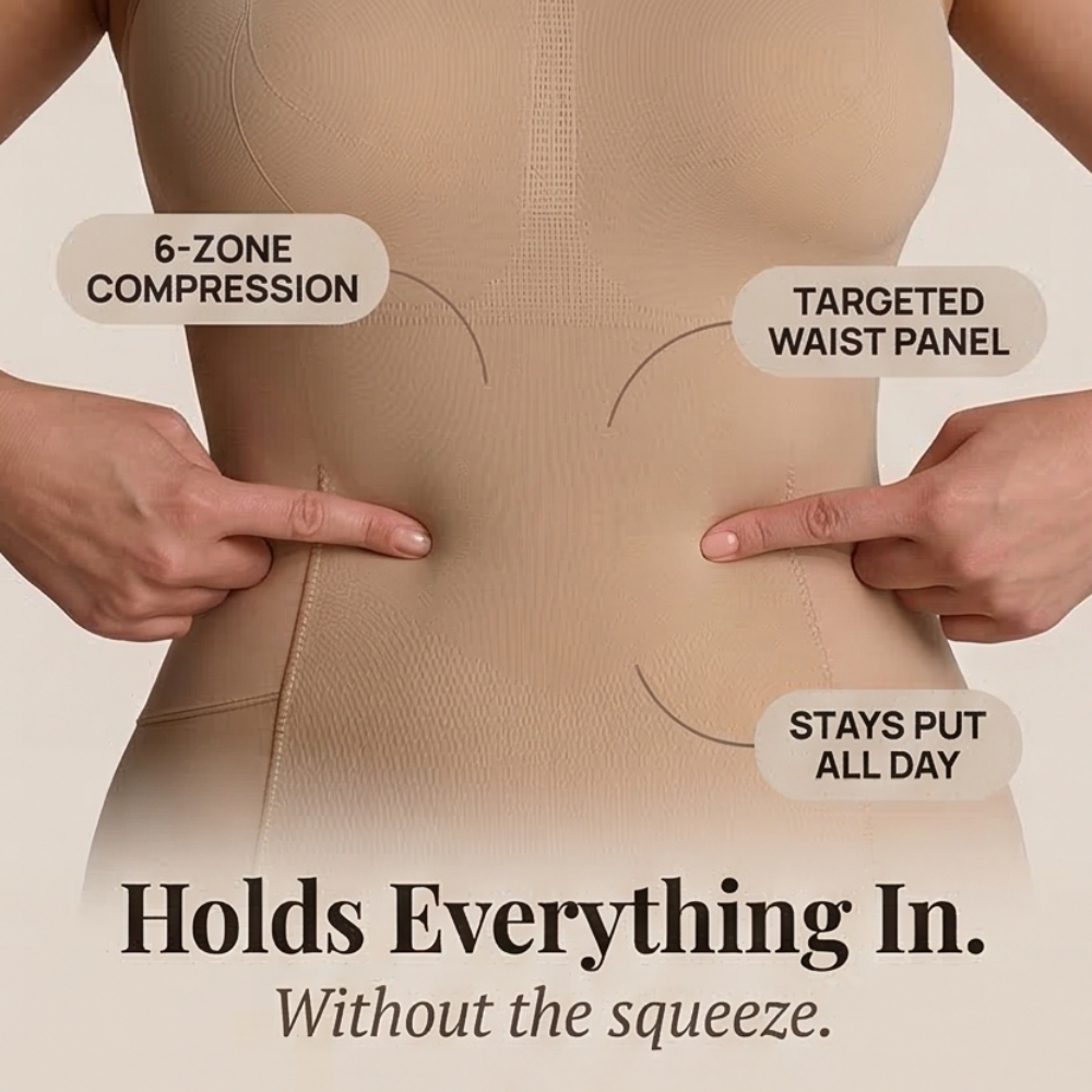 EasySlide – Sculpting Bodysuit with Pull-Away Panel