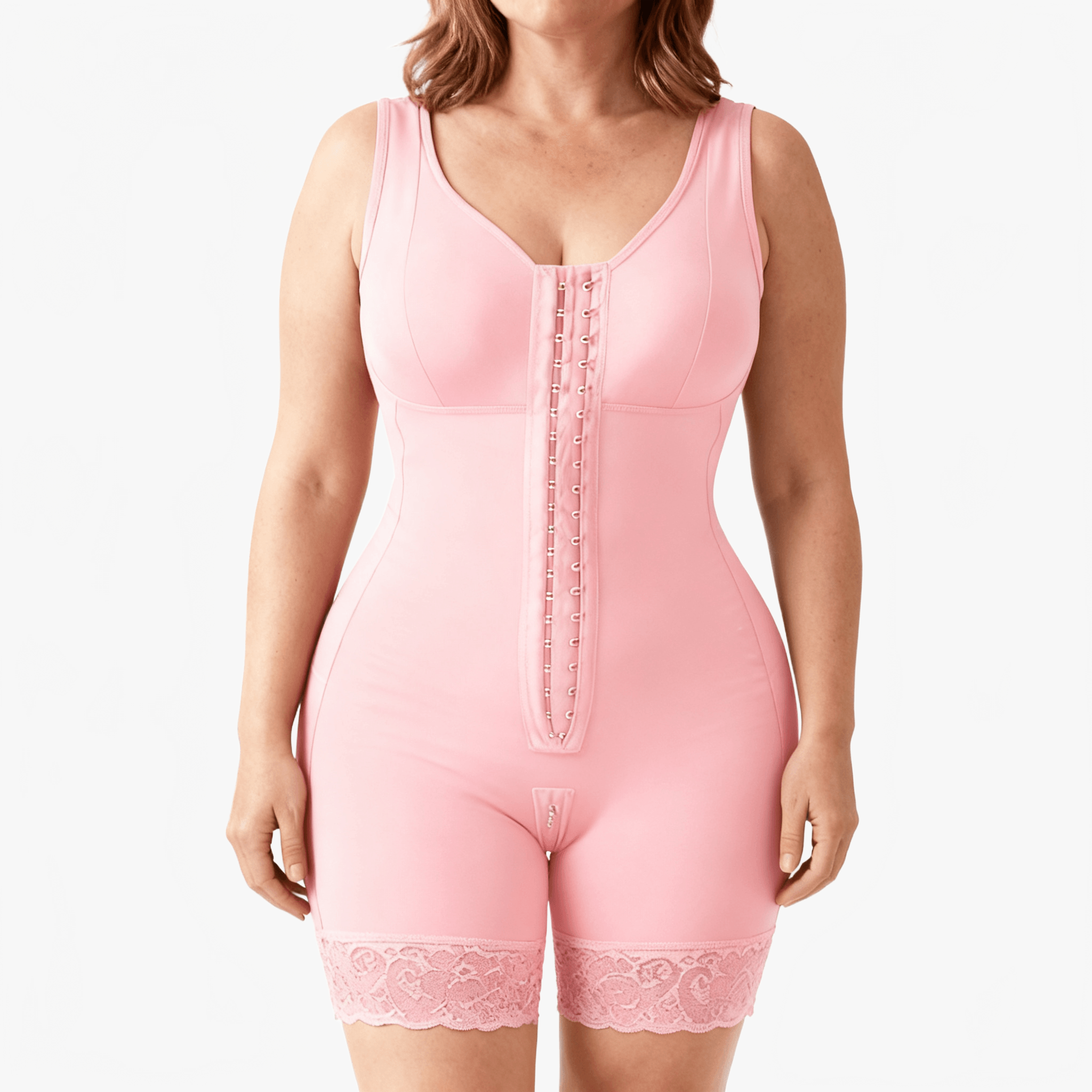 Curvella – Full Body Shaper Bodysuit with Built In Bra
