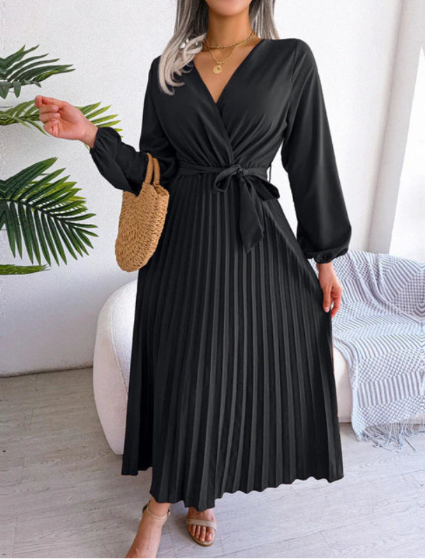Naomi | Pleated Dress Festive
