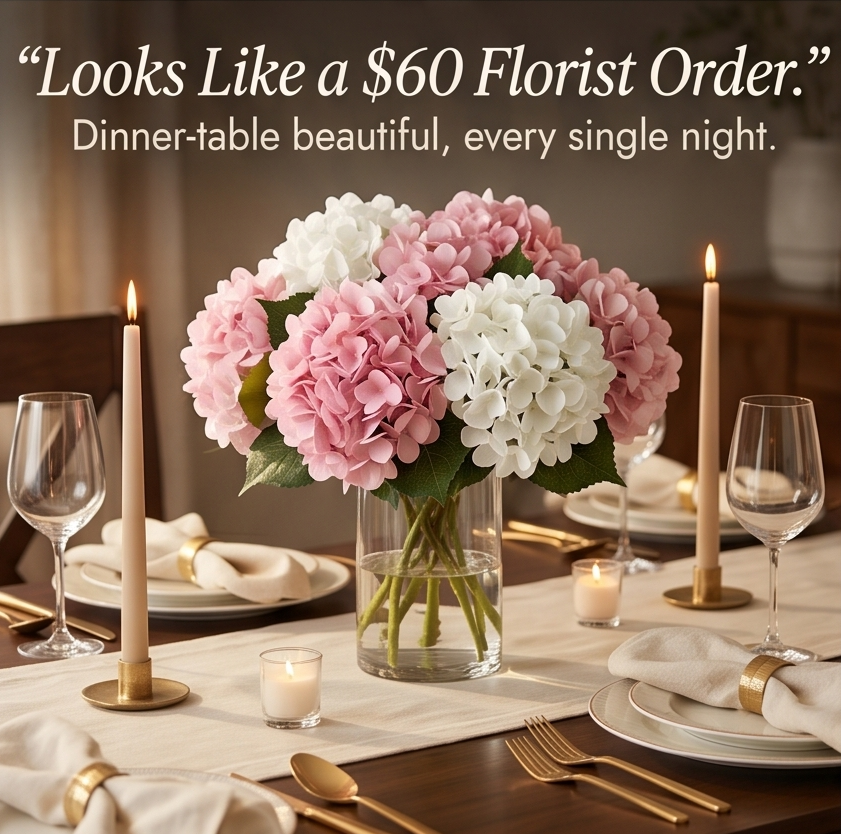 Bloomvera – Realistic Silk Hydrangea Bouquet
