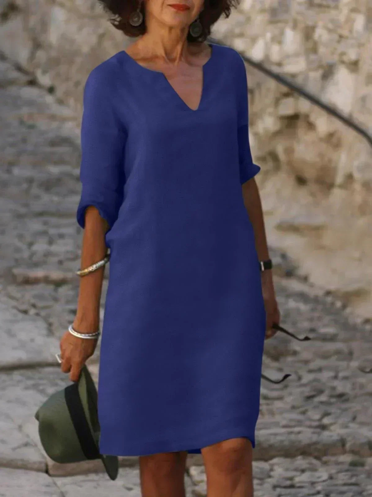 Maria | Elegant Dress with V-Neck