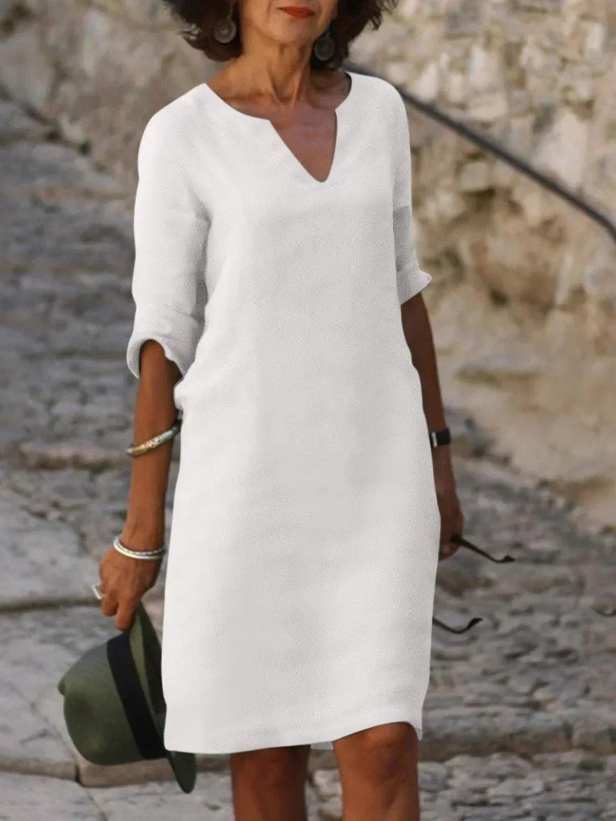 Maria | Elegant Dress with V-Neck