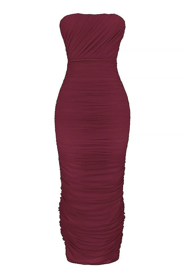 AMARIS - Mesh Maxi Dress