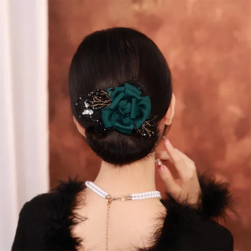 Florenza - Elegant Floral Hair Knots for Women (1+1 Free)