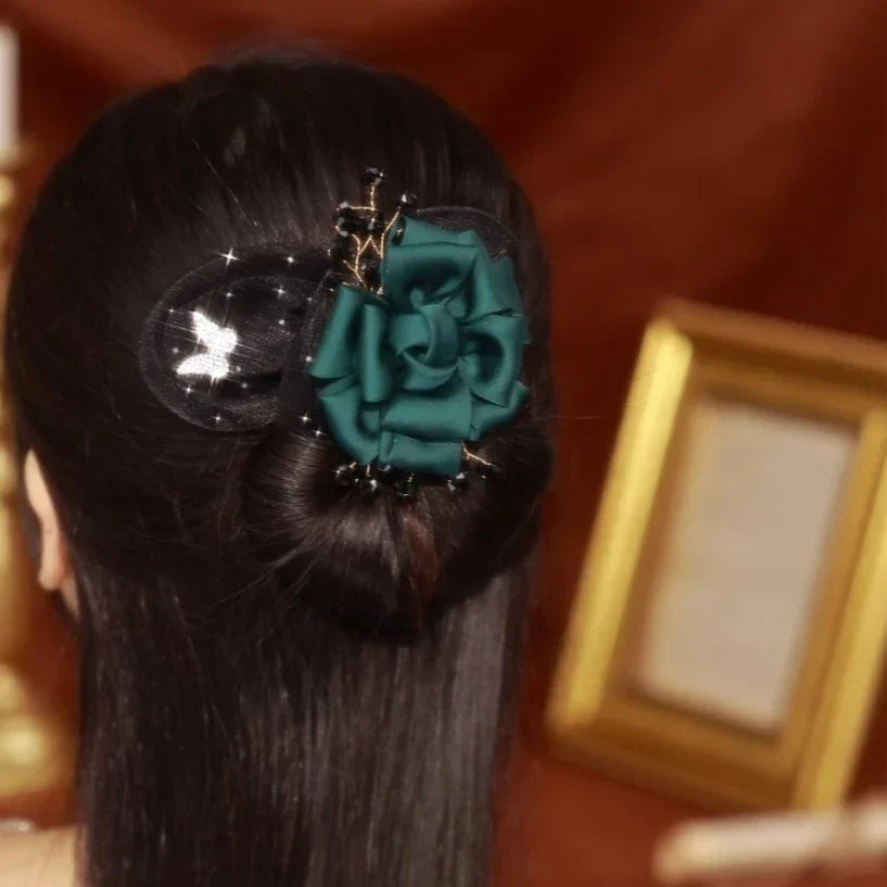 Florenza - Elegant Floral Hair Knots for Women (1+1 Free)