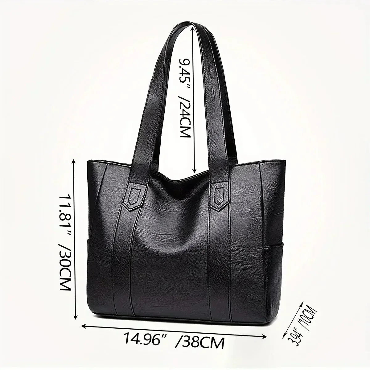 Xanthe | Classic Large Capacity Vegan Tote Bag
