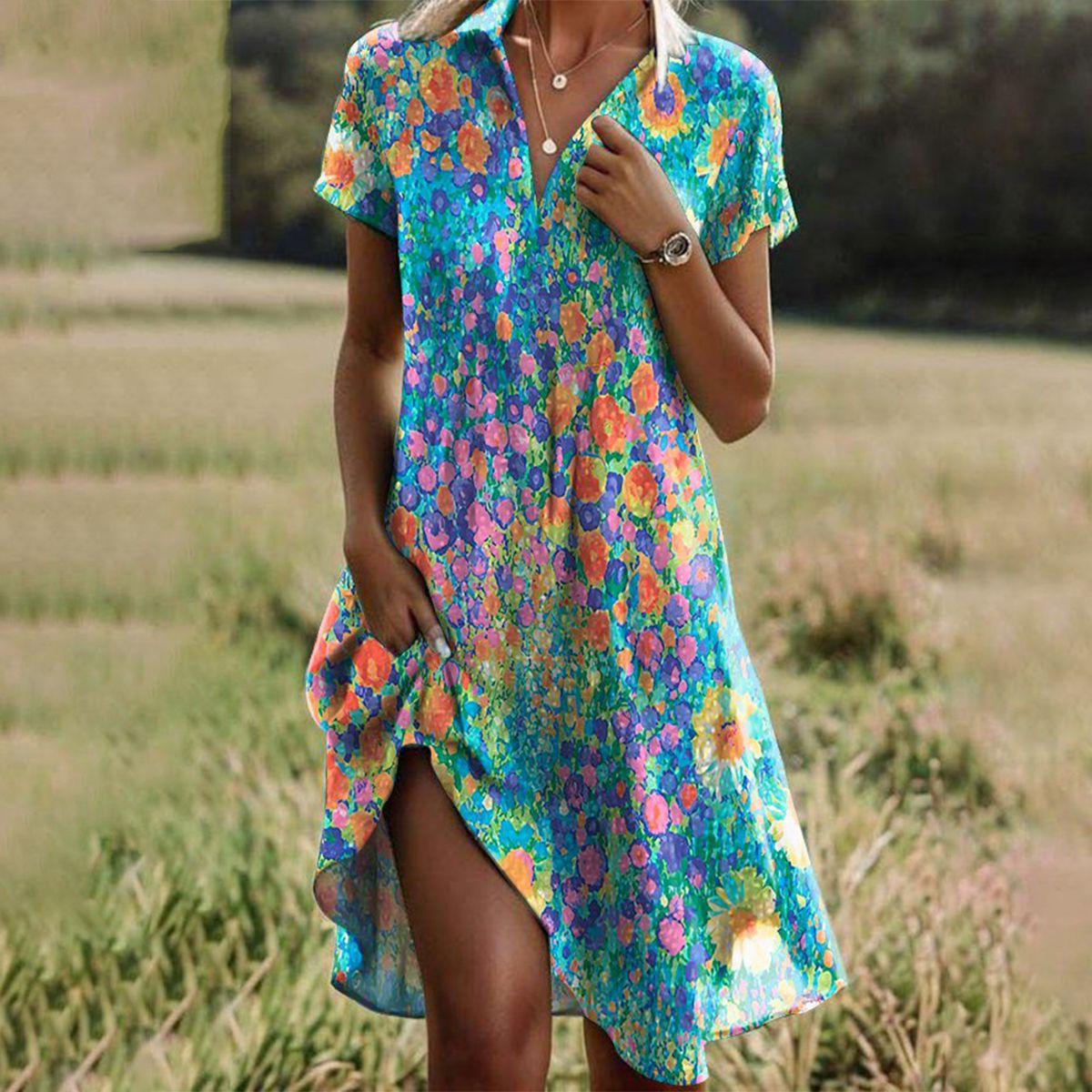 Patricia | Bohemian Style Midi Dress
