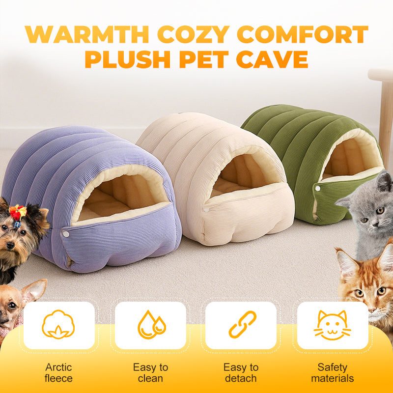 Cavina - Plush Pet Cave Bed