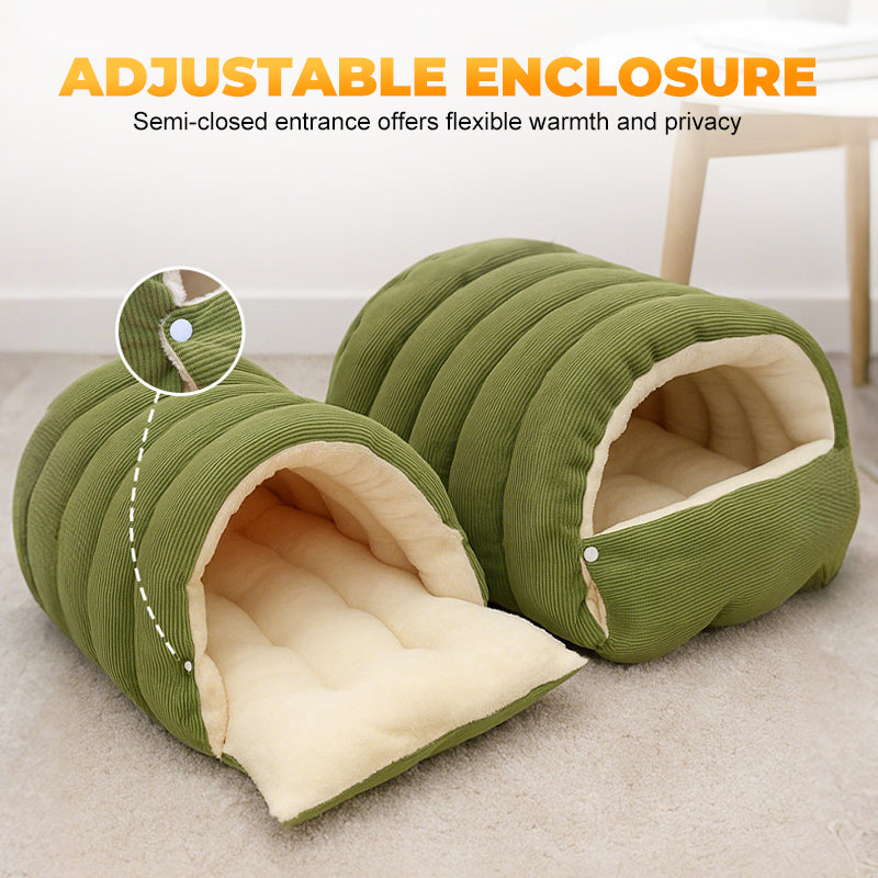 Cavina - Plush Pet Cave Bed