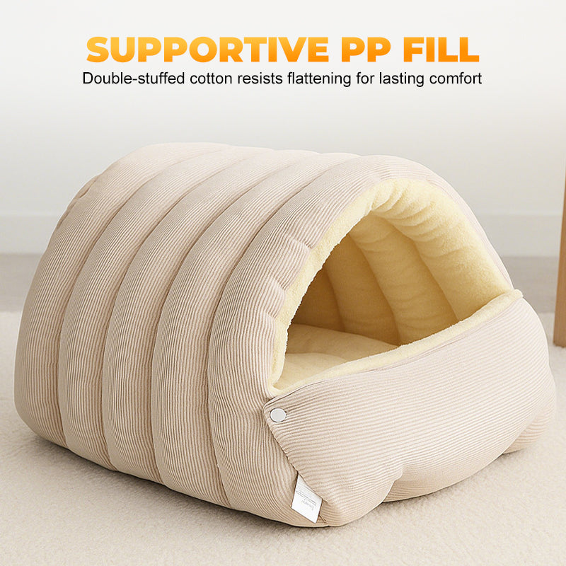 Cavina - Plush Pet Cave Bed